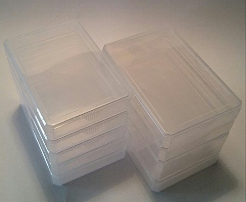 Größe: Normal für Skat-, Quartettkarten etc. / Zubehör 10 Stück x Leeretui Leerbox Leercover Leerhülle Kunststoffbox Ersatzcover Ersatzhülle für Quartette Kartenspiele Spielkarten