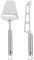 WMF Profi Plus Käse-Set, 2-teilig, Käsemesser/-hobel/-schneider, Cromargan Edelstahl teilmattiert, mit Aufhängeöse, spülmaschinengeeignet