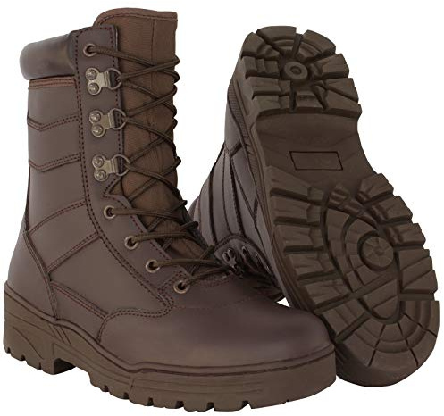 Delta Patrol Boot, Full Leather, Brown
