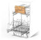 Home Zone Living Ausziehbarer Küchenschrank-Organizer mit zwei Ebenen, 38,1 cm B x 50,8 cm T