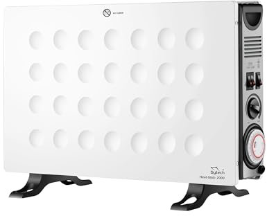 calefactor electrico convector, turbo, temporizador, 2000w, blanco (sytech)*