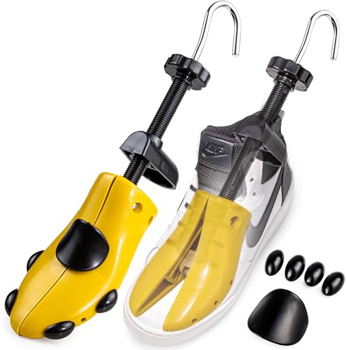 SULPO Horma para Ensanchar Zapatos de Mujer, Ajustable en Largo y Ancho para Tacones Altos y Salones Cerrados, con Tapones para Puntos de Presión, 1 Unidad, Talla UE 35-42