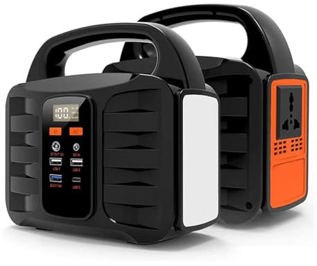 DUBEI Central Eléctrica Portátil, Batería De Litio De Respaldo De Emergencia, Generador Solar, Inversor De Corriente Silencioso Sin Gas, Carga USB, 155 WH 42000 Mah