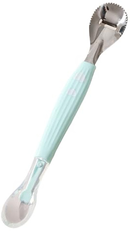 Lot De 2 Cuillère À Purée De Fruits, Cuillère Purée De Fruits À Double Embout En Silicone Idéale Pour Racler, Légumes Et Autres Aliments Mous Ou Durs