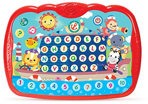 Learning Tablet for Toddlers 1-3 - Educational ABC Toy to Learn Alphabet, Number, Music & Words - Early Development Electronic Learning & Activity Game, Suitable for 1 2 3 Year Old Boys & Girls