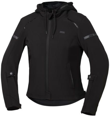 IXS Moto 2.0 Damen Motorrad Textiljacke, schwarz, M