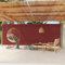 Hovothy 200x600 cm Seitenmarkise Ausziehbar Rot Sichtschutz Balkon Schlichte Sichtschutz Garten Stilvolle Terrassen Sichtschutz Automatische Rückrollfunktion Windschutz Regenschutz Sonnenschutz