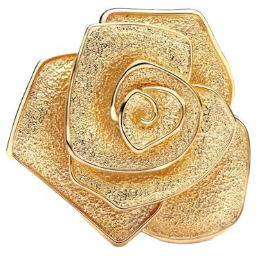 LaMenars für Armbänd Rose in Bloom Oversized Charm 925 Sterling Silber Bead Women Charms Mother's Day Birthday Anniversary Jewelry for Wife