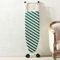 HUNTFF Funda y Almohadilla para Tabla de Planchar Funda de algodón para Tabla de Planchar Funda para Tabla de Planchar Resistente a Quemaduras y Manchas con Relleno Grueso/Rayas Verdes