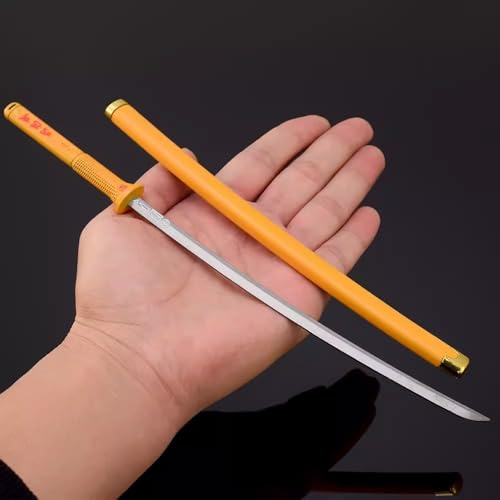 nyyuqi 1/6 Scale 10.23'' Metal Samurai Sword Katana W/Scabbard Model for 12'' Action Figure Custom （#06）