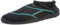 Beco Wasserschuhe Damen & Herren – Neopren Badeschuhe mit Netzeinsatz & Gummisohle, elastische Surfschuhe ideal für Wassersportaktivitäten – in Schwarz/Petrol, Größe: 38