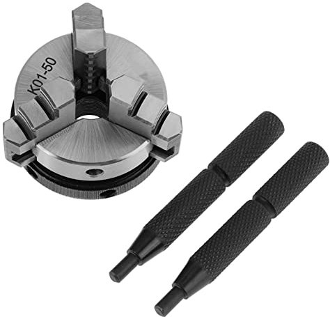 50 Mm 1,97 Zoll Drehfutter, Selbstdrehendes Spannfutter, K01-50, Zentriertes Drehfutter, Maschinenfutter mit 3 Backen, Befestigungsgewinde