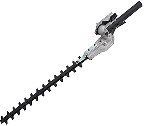 Heckenscherenkopf, Heckenscherenaufsatz Universal, Dual-Action-Gelenk, 65 Manganstahl-Heckenscherenmesser für Freischneider, Gartenschneider, 26 Mm Lochdurchmesser