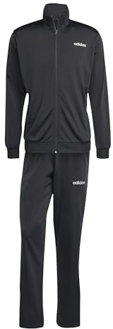 adidas Hombre LINEAR TRACKSUIT, Black/Silver Metallic, XS