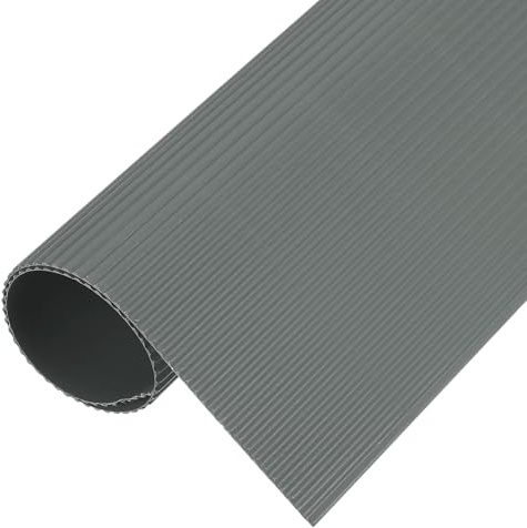 QUARKZMAN 5 Pezzi Fogli 14 Pollici X 10 Pollici X 1/16 Pollici Grigio | Di Cartone Ondulato, Per DIY E Artigianato