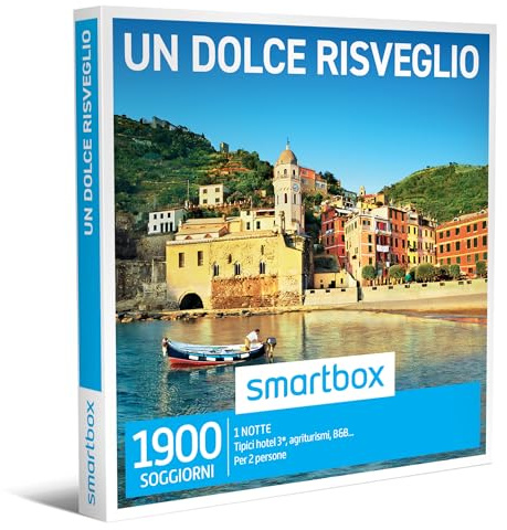 Smartbox - Un Dolce Risveglio - Cofanetto Regalo Coppia, Un Soggiorno di 1 Notte per 2 Persone, Idee Regalo Originale