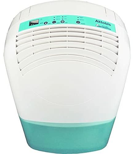 Aktobis Luftentfeuchter, Bautrockner WDH-520EB (bis 25 L/T + Digital), Weiß/Türkis