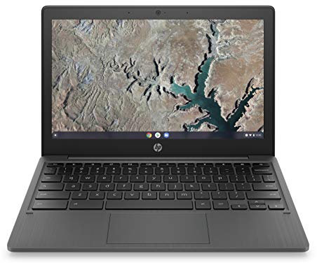 HP Chromebook 11a-na0025ng (11,6 pollici/HD) Laptop (Mediatek MT8183, 4 GB LPDDR4 RAM, 32 GB eMMC, grafica MediaTek, ChromeOS, layout QWERTZ), grigio