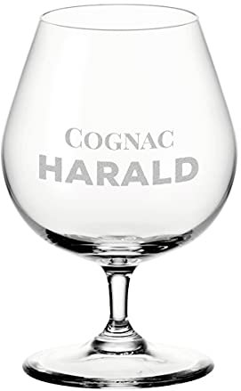 Copa de coñac con nombre personalizado, 400 ml, para cumpleaños, Navidad, aniversario, hombre, papá, abuelo - whisky, coñac - diseño con texto coñac