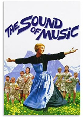 Póster de película The Sound Of Music para pared, póster decorativo de 20 x 30 cm
