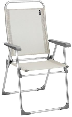 Lafuma Mobilier ALU Victoria Fauteuil, Batyline, Seigle II, 62 x 57 x 100 cm