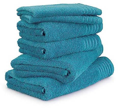 Möve Handtuchset New Classic 6-TLG Handtücher - 2X 30x50 cm + 2X 50x100 cm + 2x67x140 cm, 100% Baumwolle,