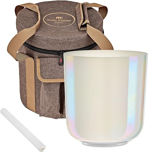 Sonic Energy 7 Zoll Kristallklangschale – 440 Hz, Ton H3, Kronenchakra – Für Meditation, Yoga, Klangheilung (ECSB7B3C)