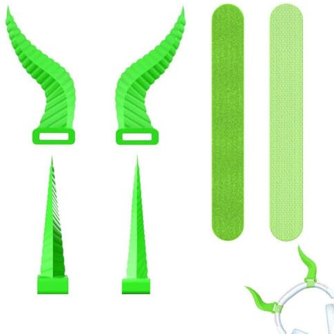 Cooler Hörner-kopfhöreraufsatz, Lustige Gaming-Headset-Dekoration, Schönes Aufsteckbares Zubehör Für Kopfhörer Mit Verstellbaren Riemen