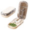 keyxer Coupe Medicaments, Séparateur de Comprimés avec Lame, Coupe-pilules Pour Petits et Gros Cachets, Coupe Comprimé Portable Pour Fendre Vos Pilules Et Transporter Vos Médicaments,Coupe Cachet