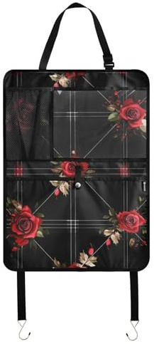 Protectores de asiento de coche con tablet para organizar el asiento trasero del coche para niños