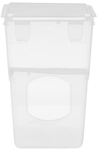 SEWACC Mangiatoia per Uccelli da Gabbia Dispenser Cibo per Piccioni e Quaglie Contenitore Antispreco con Meccanismo Automatico di Distribuzione Facile da Montare e Pulire per Voliere e