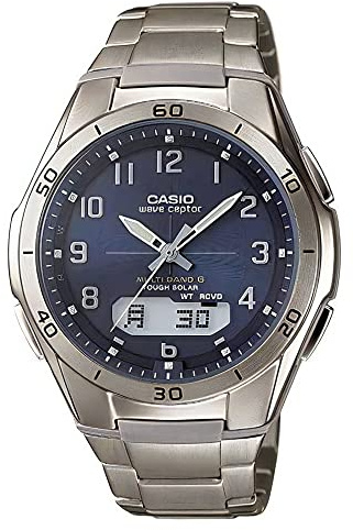 CASIO WVA-M640TD-2AJF Titan Radio Solaruhr Mail Order Limited Modell Wave Cepter Solar Radio Titan Mail Order Limited Herren Luxus, Luxuriös