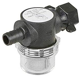 Shurflo Screw on Water Pump Filter Barbed Straight Inlet Wing Nut 1/2