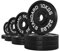 ATLETICA Iron Plates Set | 75 kg ∣ 75 kg Set ∣ 4 x 1,25 kg ∣ 4 x 2,5 kg ∣ 4 x 5 kg ∣ 4 x 10 kg ∣ Gusseisen ∣ 50 mm ∣ rostresistent