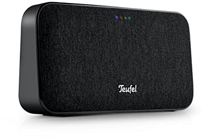 Teufel Motiv® GO Voice Enceinte connectée WiFi Bluetooth stéréo Portable avec l'Assistant Chromecast Built-in™ Google Noir