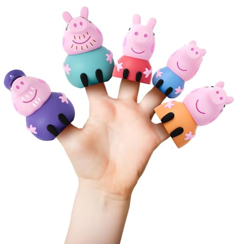 DQB DeQUBE Fingerpuppe, 5-teiliges Set, Wasser- und Badespielzeug, ab 3 Jahren