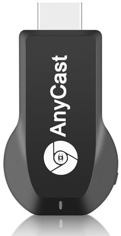 Anycast Wireless HD Display Adapter Receiver 1080P Screen Mirroring Streaming Media Dongle Compatible with iOS/Android/Windows/Mac to HDTV Monitor Projector