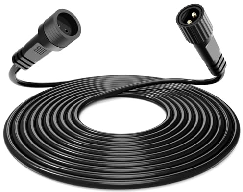 ITMNMNL Lichterkette Verlängerung 10M Lichterketten Verlängerungskabel AußEn 10M für Weihnachtsbeleuchtung, Lichterkette Verlängerung 2 Polig für Eiszapfen Lichter,Gartenleuchte,IP65 Wasserdicht