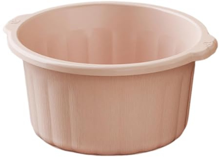 KiBcsLic Foot Soaking Tub Vasca Pediluvio Massaggio Piedi Accessori Secchio Relax in PP Robusto Adatta Famiglia Appartamento Regalo, Rosa