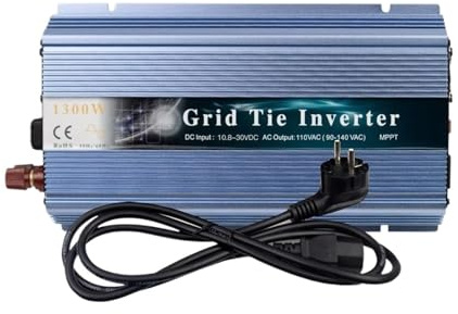 Invertitore Potenza Inverter Solare MPPT 1300 W Convertitore A Onda Sinusoidale Pura 110 V 220 V CA Per Fotovoltaico A Batteria Da 12 V 24 V Inverter(Blu,22-50VDC,190-260VAC)