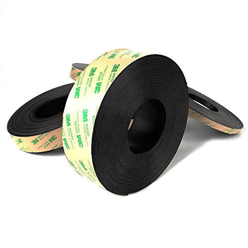 Rollo magnético adhesivo flexible, cinta magnética en rollo de 10 m, ancho 40 mm, grosor 1,5 mm