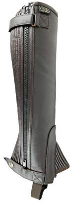 AK Thunder Reit-Halbchaps aus Leder, braun, xxl