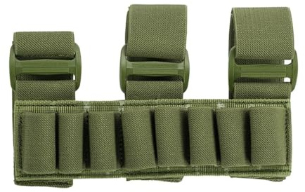 MiOYOOW Porte Cartouche Fusil Chasse, Pochette Balle Bras Sac Fusil Chasse Multifonctionnel Sac Coquille Molle Réglable pour Chasse en Plein Air
