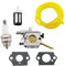 MCHNIC Vergaser mit Zündkerze für Stihl FS160 FS180 FS220 FS280 / FS 160, FS 180, FS 220, FS 280 Freischneider 4119 120 0604