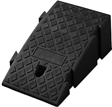 Bordsteinrampe Auffahrkeile Türschwellenrampe Auto Rampe Rollstuhl Türschwellenrampen 11cm Schwellenrampe hohe Stufenrampe rutschfeste Fahrradrampe für Treppe Tragbare Schwellenrampe Auffahrrampe