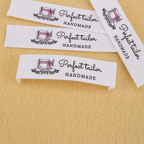 Étiquettes Personnalisées For La Couture, Étiquettes Nominatives For Vêtements, Étiquettes Faites À La Main For La Couture, Images À Repasser, Couture, Tissus, Bricolage, Étiquettes De Vêtements(50P)