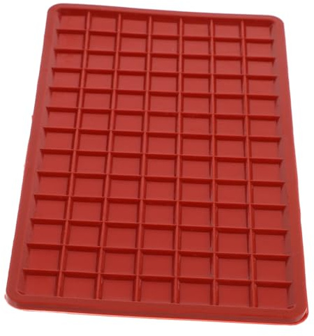 ANDRESLAD Tappetino Poggiaferro Multiuso in Silicone Rosso, Cuscinetto Protettivo Leggero e Resistente per Asse da Stiro da Tavolo, Porta Ferro Isolante per Proteggere Superfici Domestiche