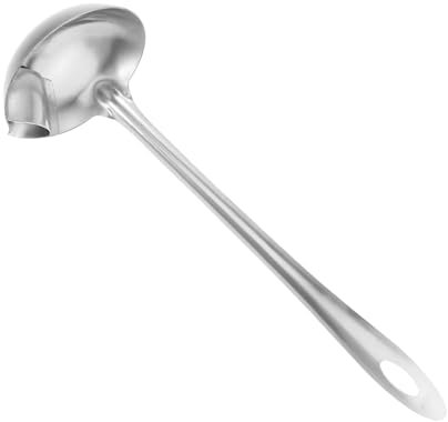 PRETYZOOM Cuillère Séparation Graisse Louche Écumoire Cuisine Bec Verseur Ustensile Service Soupe Outil Filtrage Huile