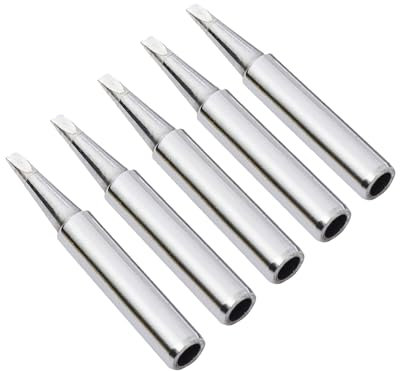 Soldering Iron Tips,900M Solder Tip Replacement, Solder Welding Replacement Tip Kit Use for Hakko, Radio Shack Solder Station etc (5PCS 900M-T-2.4D)