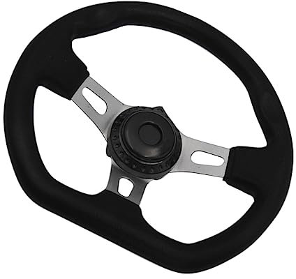 1Stk Go-Kart-Lenkrad Fahren Autointern lenkradabdeckung männer Lenkrollen lenkradkralle für auto autolenkradüberzug lenkradbezug modifiziertes Lenkrad brauchbares Lenkrad Eisen DRESSOOS